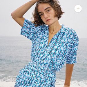 Ciao Lucia silk button down